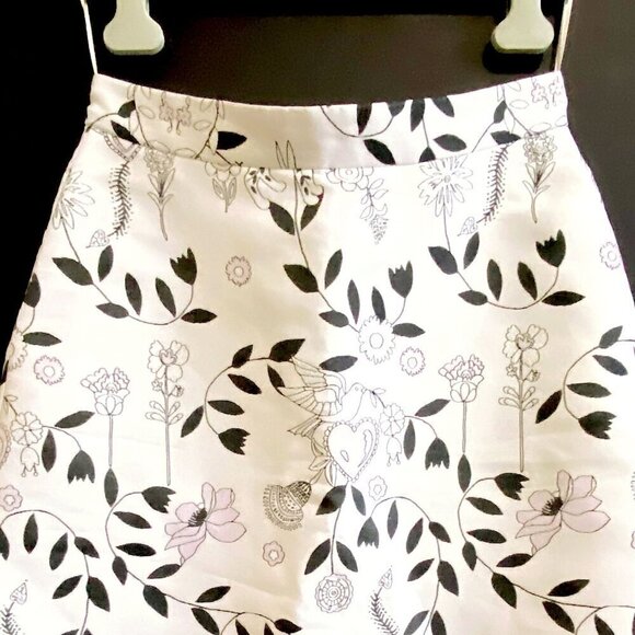 Markus Lupfer A line skirt in flower/rabbit print size M - Picture 4 of 11